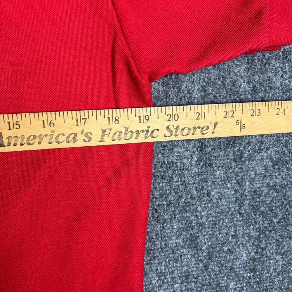 Jeans Zone Polo Shirt Mens L Red Expo 2020 Dubai UAE Embroidered Short Sleeve - Picture 7 of 7